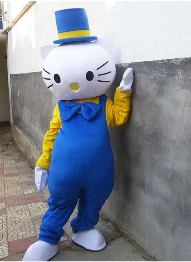 JSAITOYS Funny Cartoon Hello Kitty Plush Character Costume  - Image 4