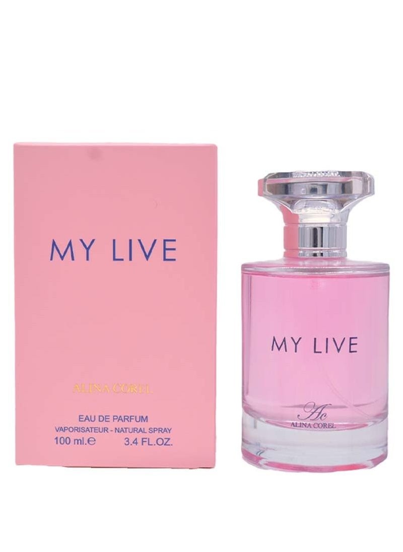 ألينا كوريل - عطر ماي لايف للنساء من الينا كوريل او دي بارفان 100 مل - Image 1