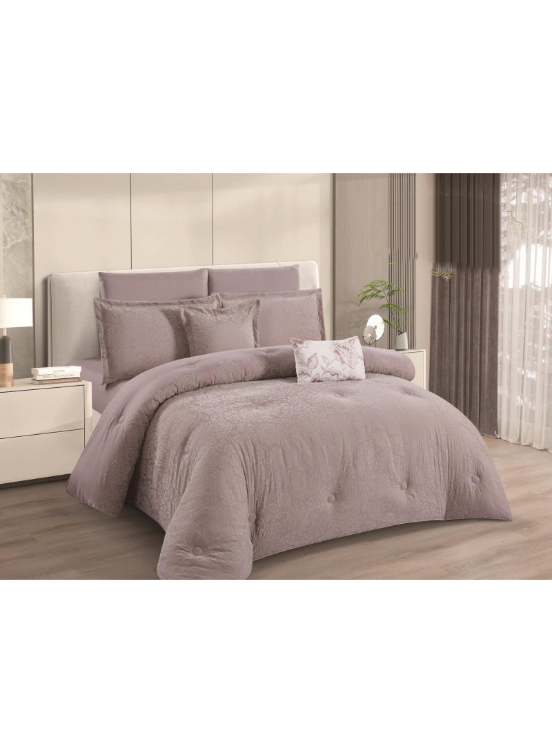 Two-person bedspread, 8 pieces, luxurious summer, excellent jacquard, wooded