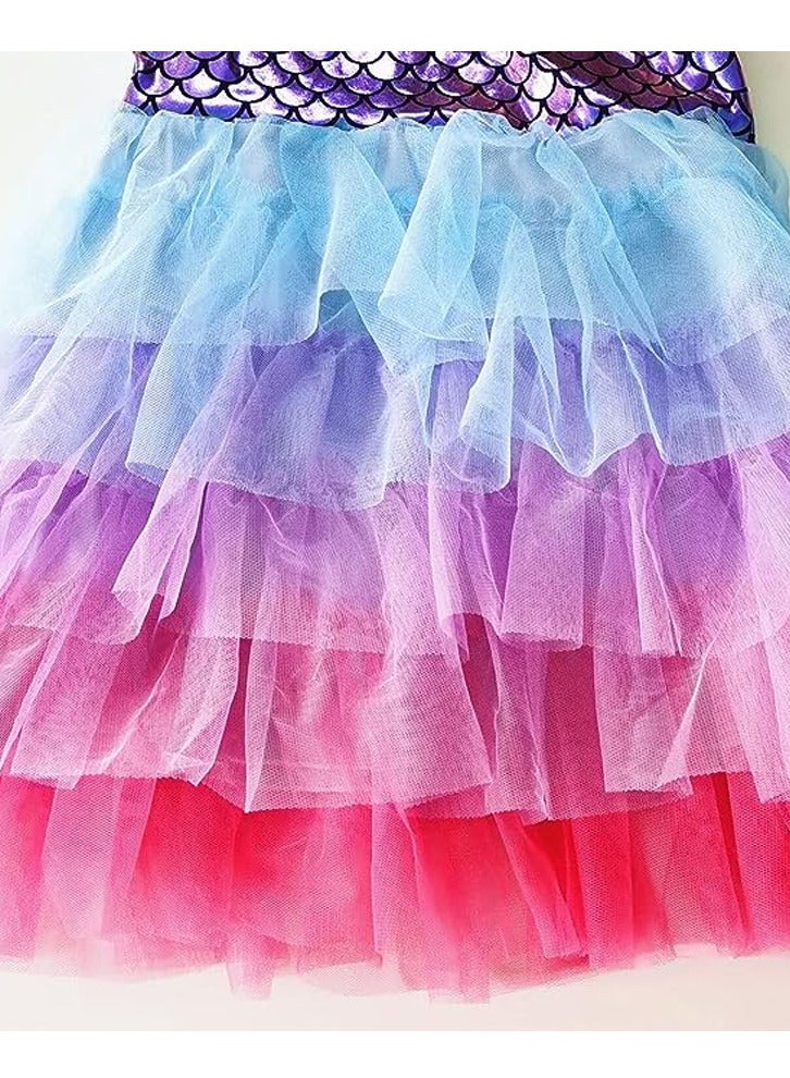 GROWSTEADY Girls Dresses for Summer Short Sleeve Kid Clothes Party  - Image 3