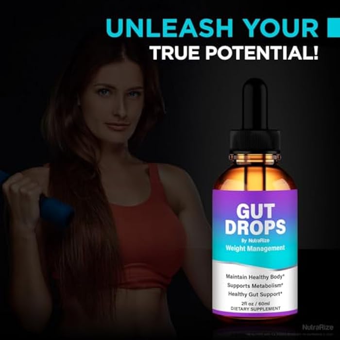NutraRize Gut Drops, Premium GutDrops Dropper, All-Natural Liquid Formula to Maintain Healthy Body, Energy and Overall Well-Being, Official Gut Drops Gotas, Review (30 Servings) - Image 4