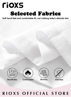 RIOXS Toddler Girls Top and Short Sets Kids Short Sleeve Shirt Short Pants Suits Breathable 100% Cotton Outfits Summer Playwear  - Image 5
