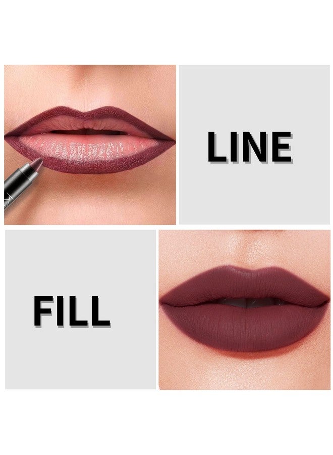 Boobeen قلم أحمر شفاه مطفي قلم شفاه مطفي لامع كريمي محدد شفاه تغطية كاملة صبغة عالية مقاوم للماء لا يتلاشى أحمر شفاه للنساء صبغة شفاه مطفية مع مكياج ناعم - Image 3