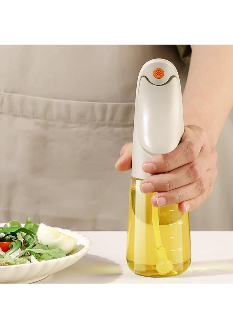 KASTWAVE Olive Oil Spray Bottle, Olive Oil Dispenser, Oil Dispenser Bottle for Kitchen, 5Oz Oil Mister with Wide Spray, Olive Oil Sprayer for Cooking, Barbecue, Salad, White - Image 5