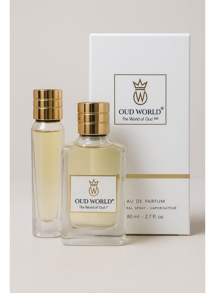 OUD WORLD Goldan Dust: Amber fougère with balsam, rose, grapefruit, vanilla, musk & resins. - Image 4