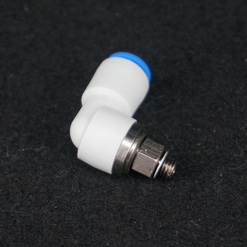 M5x0 8 خيوط كوع تركيب دوار أنبوب موصل مشترك 6 مم OD - Image 4