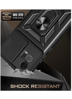 Generic Rugged Armor Phone Case with Sliding Camera Cover & Ring Stand  - Image 2