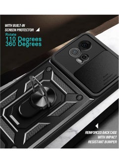 Generic Rugged Armor Phone Case with Sliding Camera Cover & Ring Stand  - Image 5