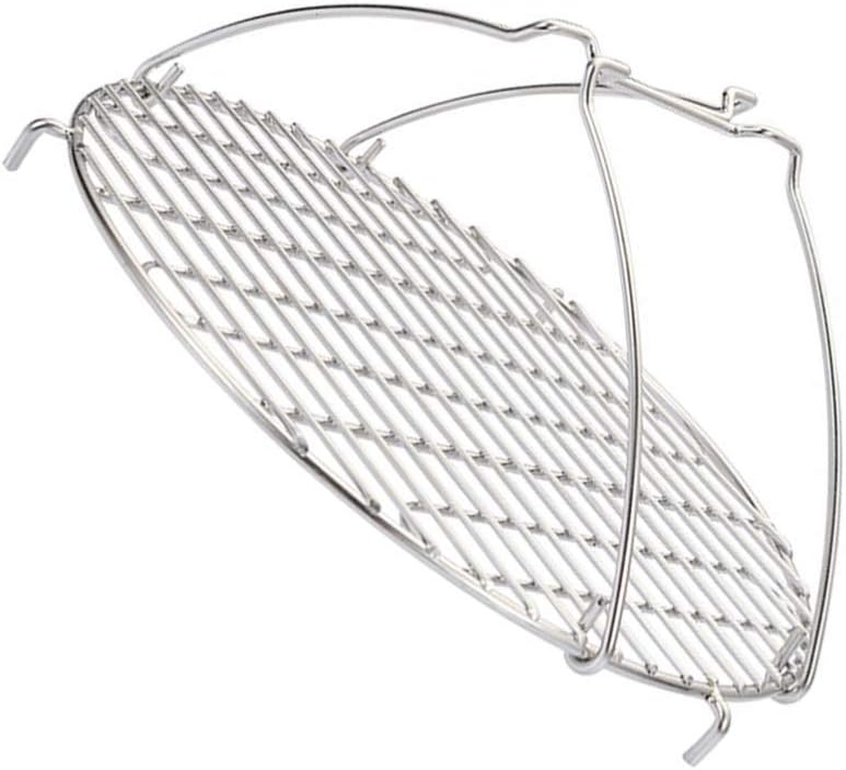 woobles Cooking Rack with 2 Handles Stainless Steel Round Air Fryer Rack Steaming Rack for Baking Cooling Steaming Grilling 20. 8cm - Image 1