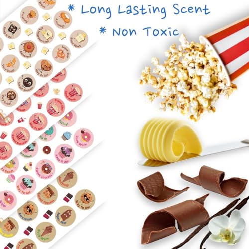 Joyful Artistry Smelly Stickers Scratch and Sniff, 24 Sheets, 12 Different scents, Motivational Reward Stickers for Kids and for Teachers (360) - Image 5