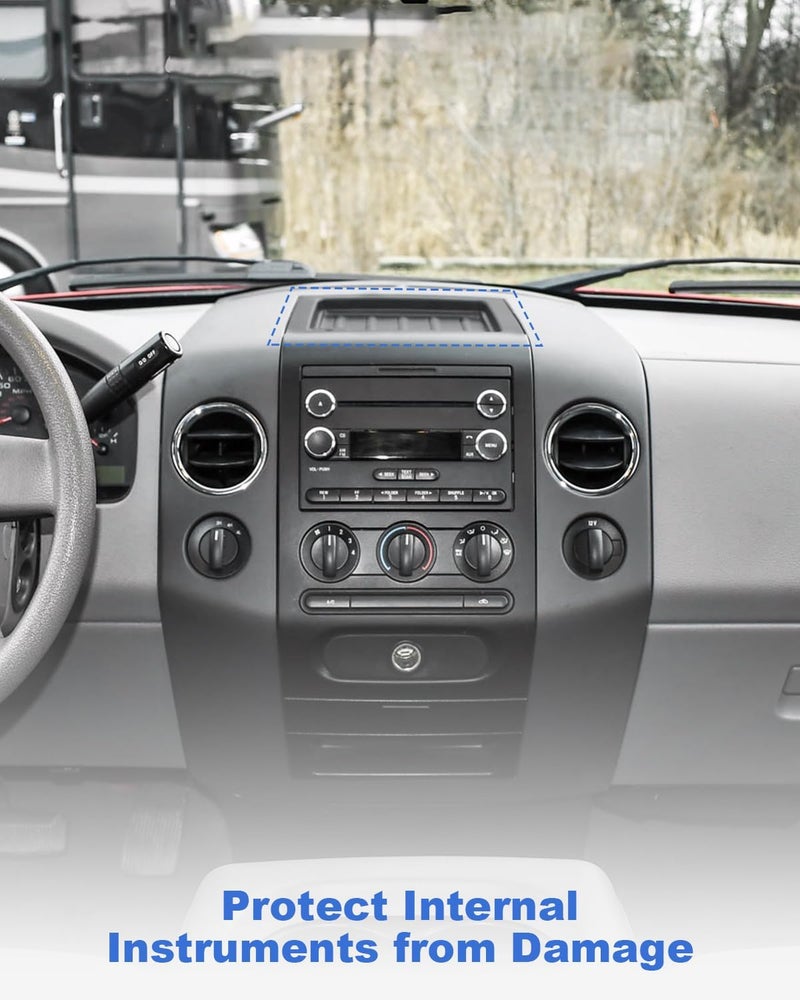 JUQAFY Upper Instrument Panel Trim Tray for Ford F150 - Image 4