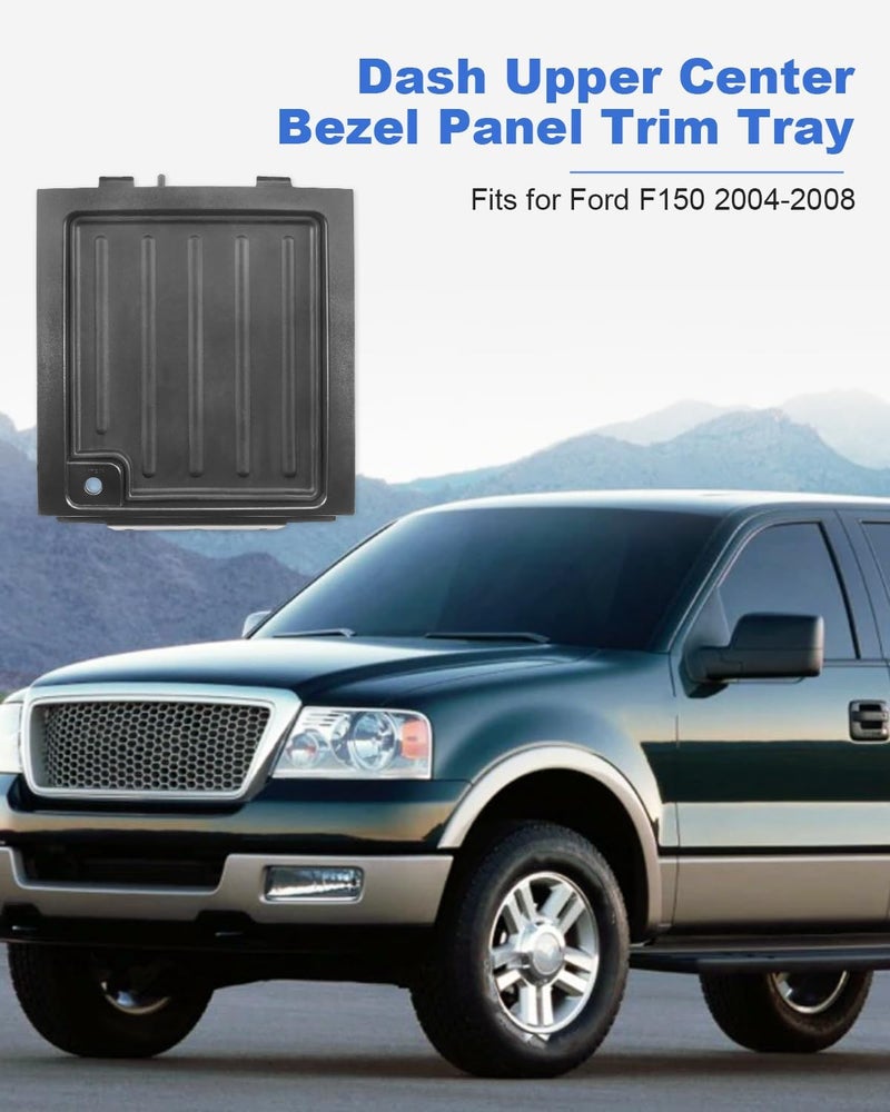 JUQAFY Upper Instrument Panel Trim Tray for Ford F150 - Image 2