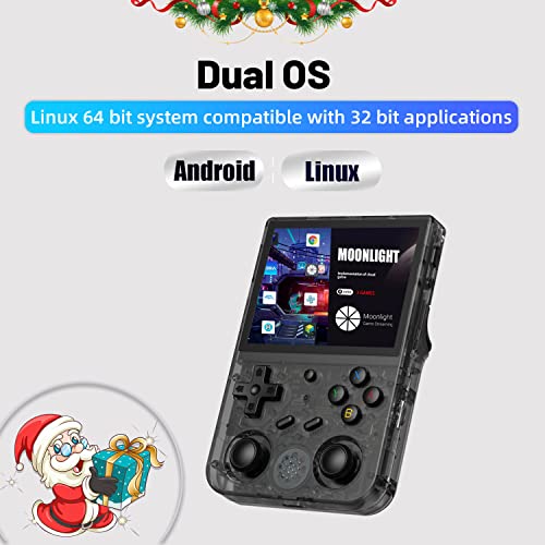 Aivuidbs RG353V Retro Handheld Game with Dual OS Android 11 and Linux,RG353V with 64G TF Card Pre-Installed 4452 Games Supports 5G WiFi 4.2 Bluetooth Online Fighting,Streaming and HDMI - Image 2
