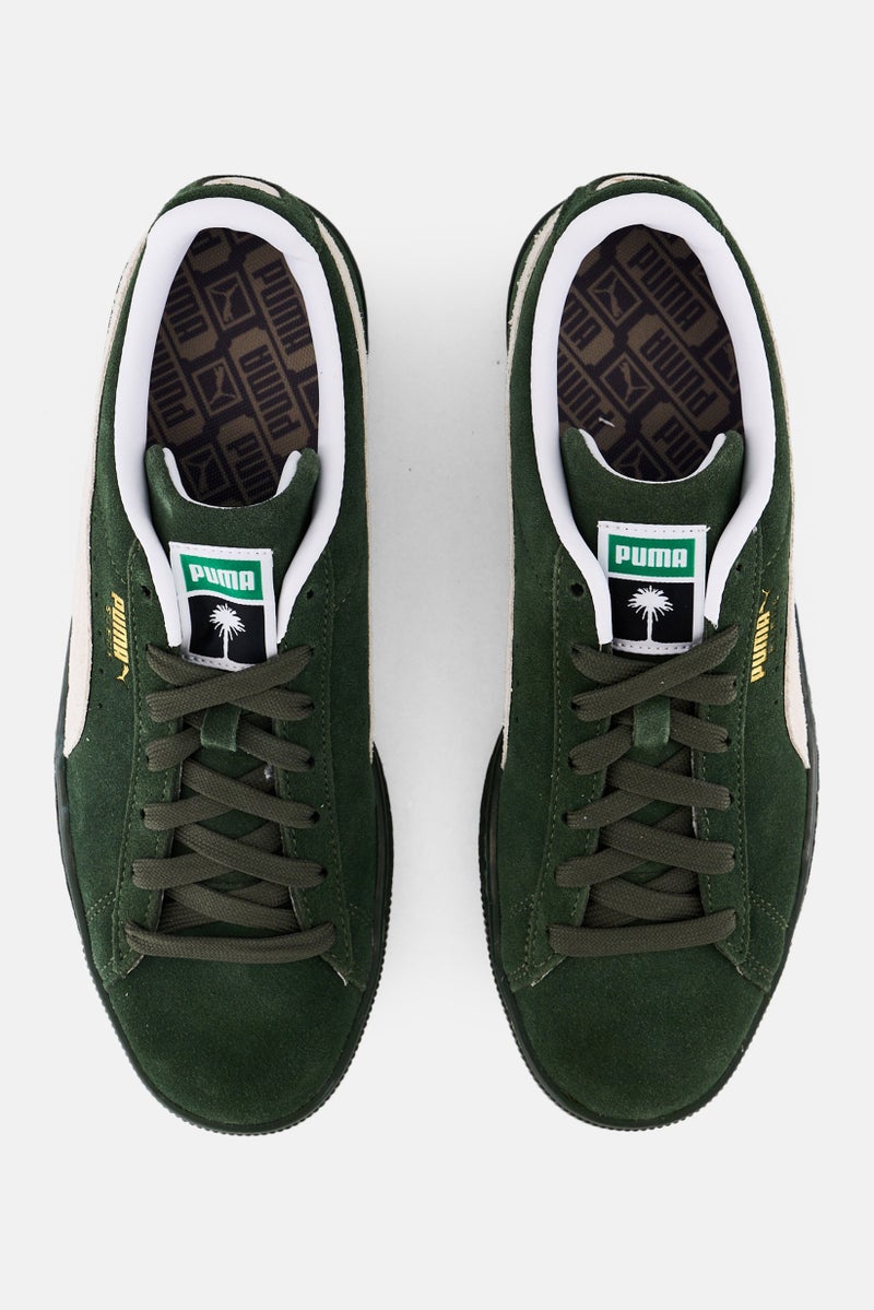 PUMA Men Suede Classic XXI Dubai Lace Up Outdoor Shoes, Dark Green - Image 3