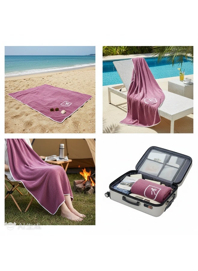 Bluejw Microfiber Beach Towel,Quick Fast Dry Super Bath Towels Absorbent Blanket,Suitable For Travel,Camping,Pool - Image 3