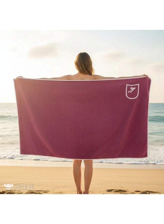 Bluejw Microfiber Beach Towel,Quick Fast Dry Super Bath Towels Absorbent Blanket,Suitable For Travel,Camping,Pool - Image 1