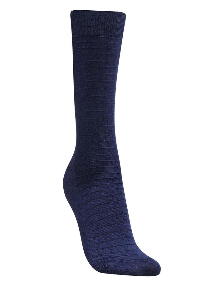 Dollar Patterned socks Socks Solid Colored Formal Mid Calf Length Business Socks Made with Cotton & Spandex - Combo Pack of 5 - Image 3