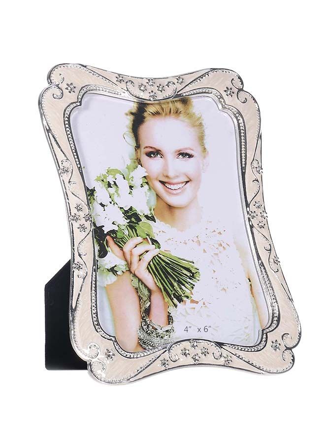 NIBEMINENT Vintage Tabletop Picture Frame White 4x6kg  - Image 4