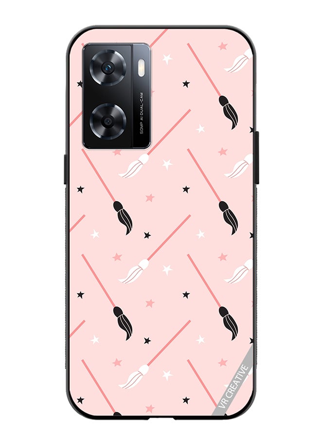 VR CREATIVE غطاء حماية لهاتف أوبو A57/A77s بتصميم نمط مختلط متعدد الألوان - Image 1