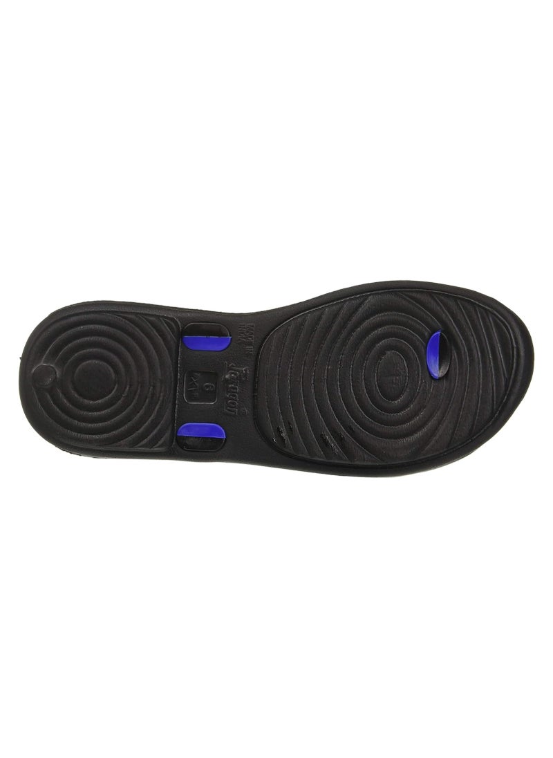Paragon - Women's Flip Flops Women's Slippers Footwear 1215 Black-Blue Made in India - Image 1