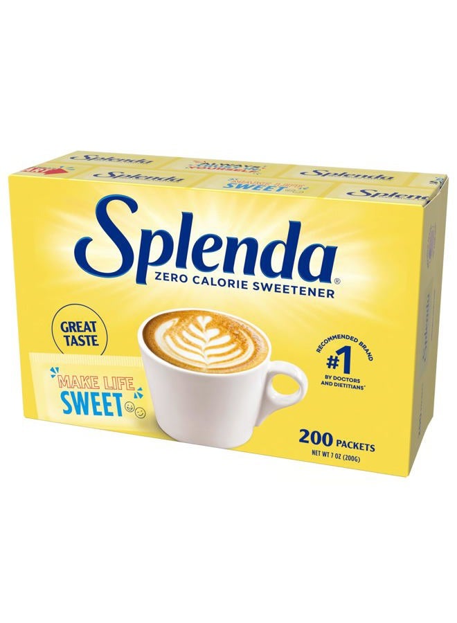SPLENDA محلي خالي من السعرات الحرارية، عبوات فردية (200 حبة) - Image 1