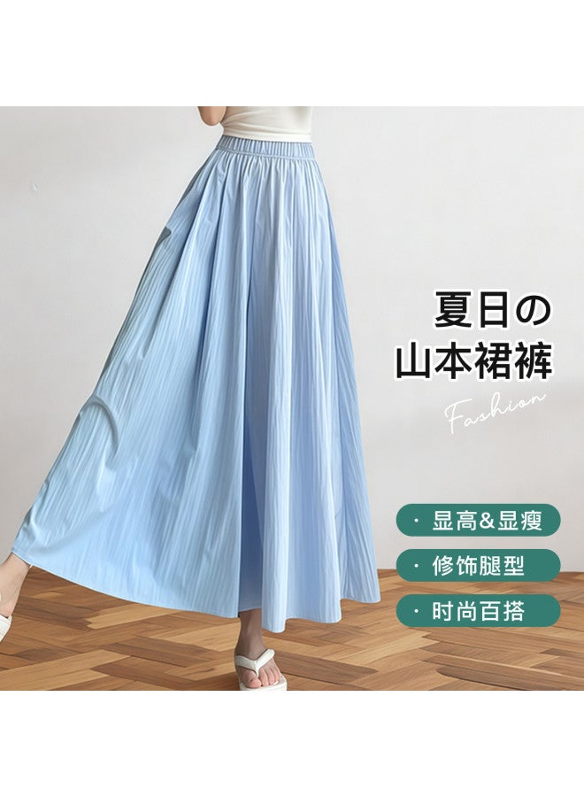 Moonbadi Thin Yamamoto Culottes For Women, Lazy Style Wide-Leg Pants, Slimming, Fashionable, Versatile, Drapey, Casual Pants, Cargo Culottes - Image 2