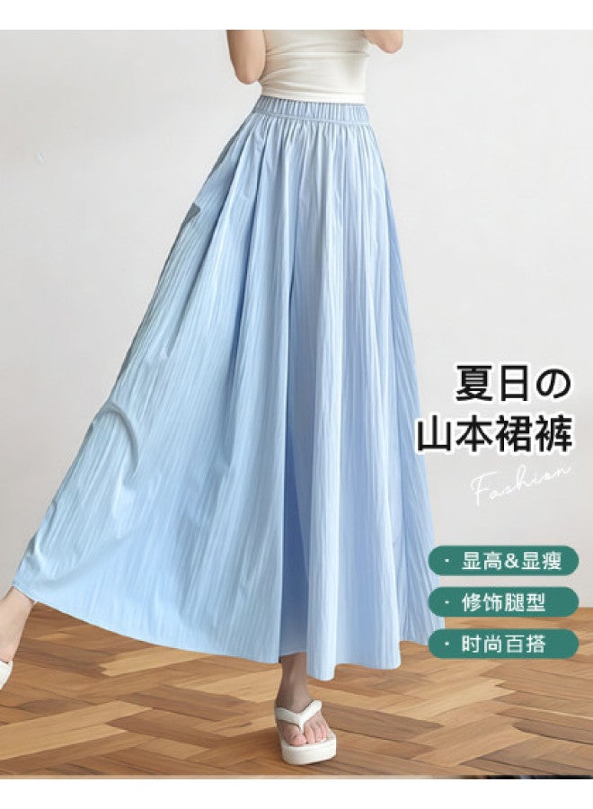 Moonbadi Thin Yamamoto Culottes For Women, Lazy Style Wide-Leg Pants, Slimming, Fashionable, Versatile, Drapey, Casual Pants, Cargo Culottes - Image 1