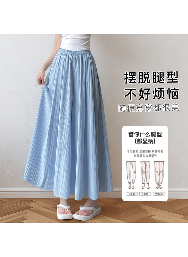 Moonbadi Thin Yamamoto Culottes For Women, Lazy Style Wide-Leg Pants, Slimming, Fashionable, Versatile, Drapey, Casual Pants, Cargo Culottes - Image 4