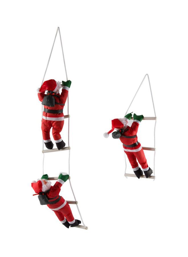 NIBEMINENT Decorative Santa Claus Climbing Stairs - Image 2