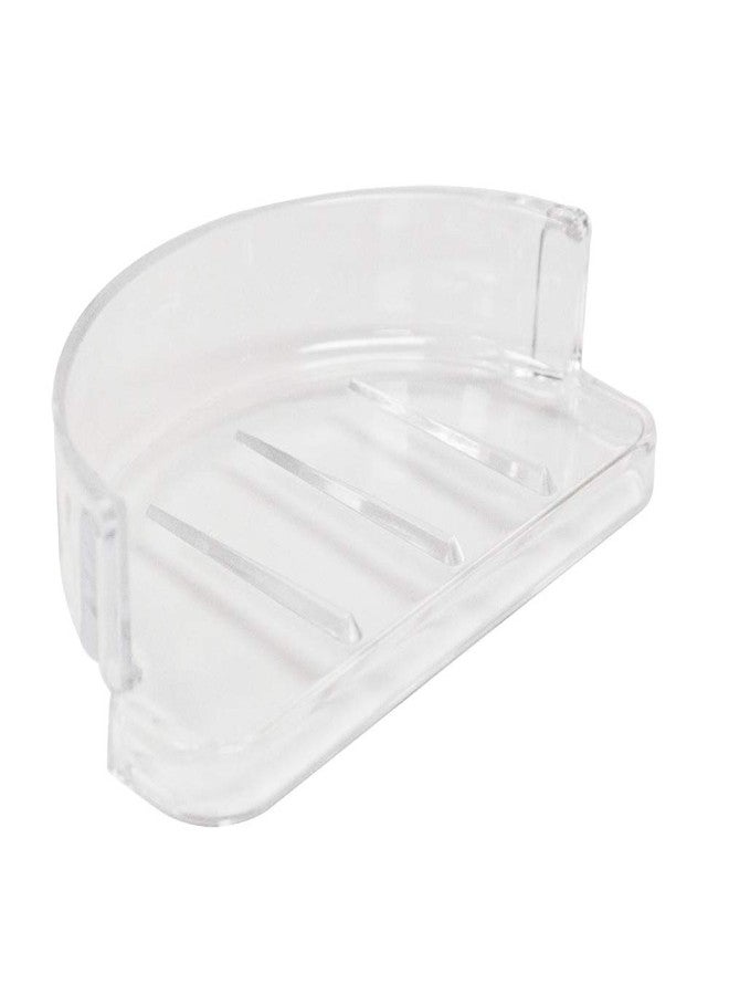 EZ-FLO Clear Replacement Bathroom Plastic Soap Dish, 15204 - Image 3