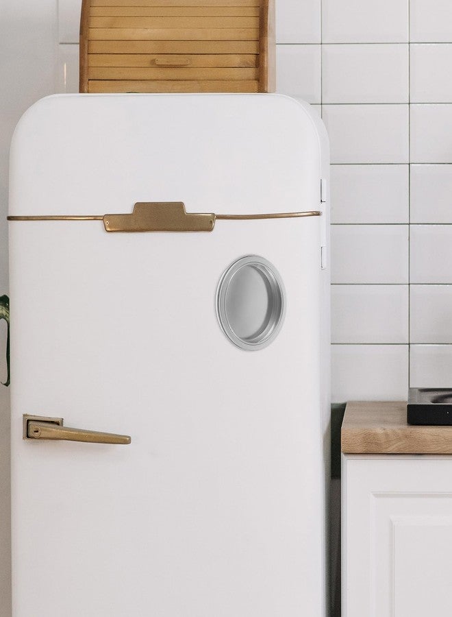 جارنيك علبة توابل جارنيك المغناطيسية، 3 قطع، علب ألومنيوم دائرية سعة 3 أونصات، غطاء لولبي شفاف، علب تخزين معدنية لتخزين التوابل والحلوى ومرطب الشفاه والشموع. - Image 4