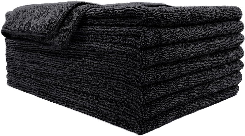 POLYTE Professional Quick Dry Lint Free Microfiber Hair Drying Salon Towel 16 x 29 in 8 Pack