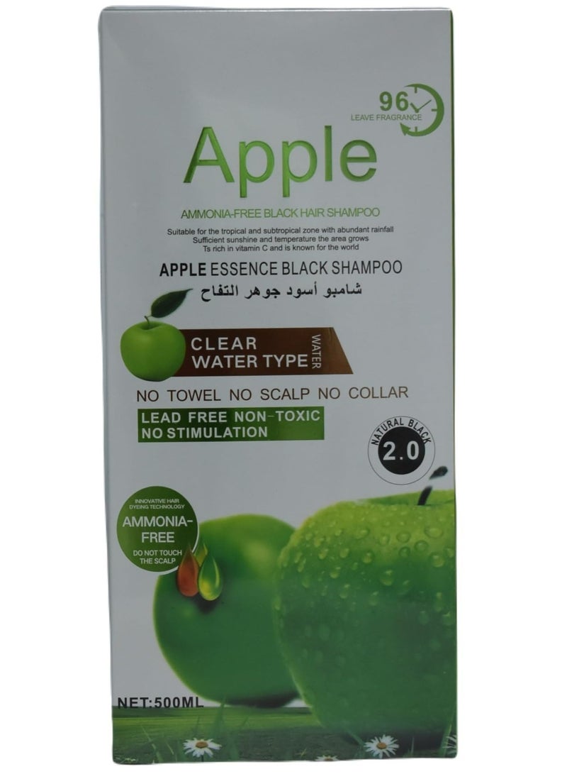 Apple Essence Black Shampoo (2.0) - 500ml - Image 1
