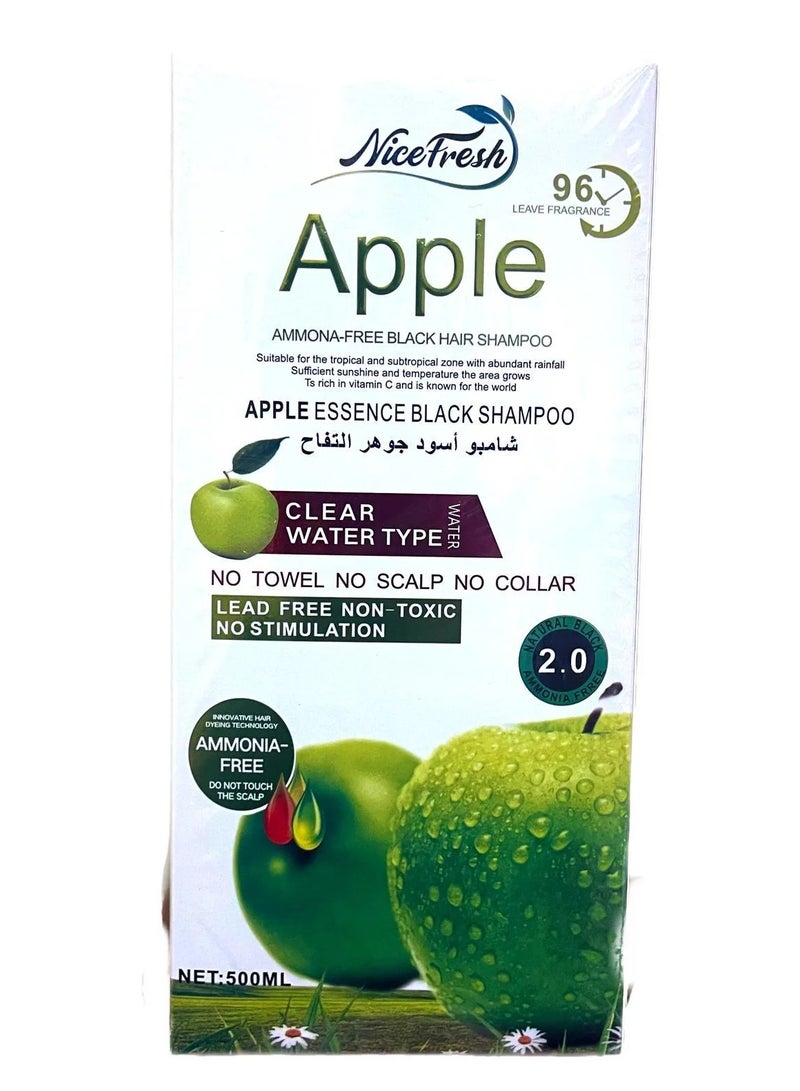 Apple Essence Black Shampoo (2.0) - 500ml - Image 2