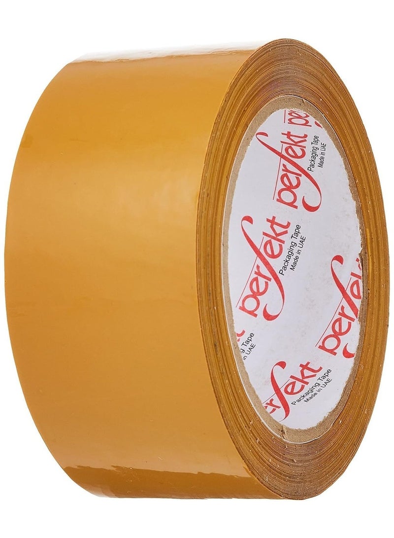 بيرفيكت بيرفكت شريط تغليف بني BOPP بعرض 2 إنش × 100 ياردة – قطعة واحدة - Image 1