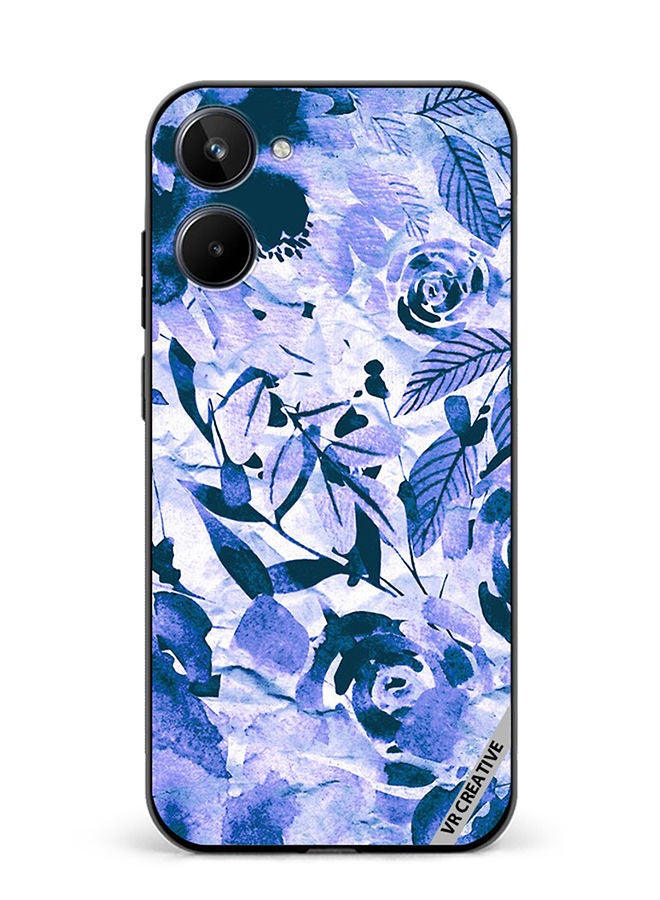 VR CREATIVE Protective Case Cover For Realme 10 Flower Design Multicolour - Image 1
