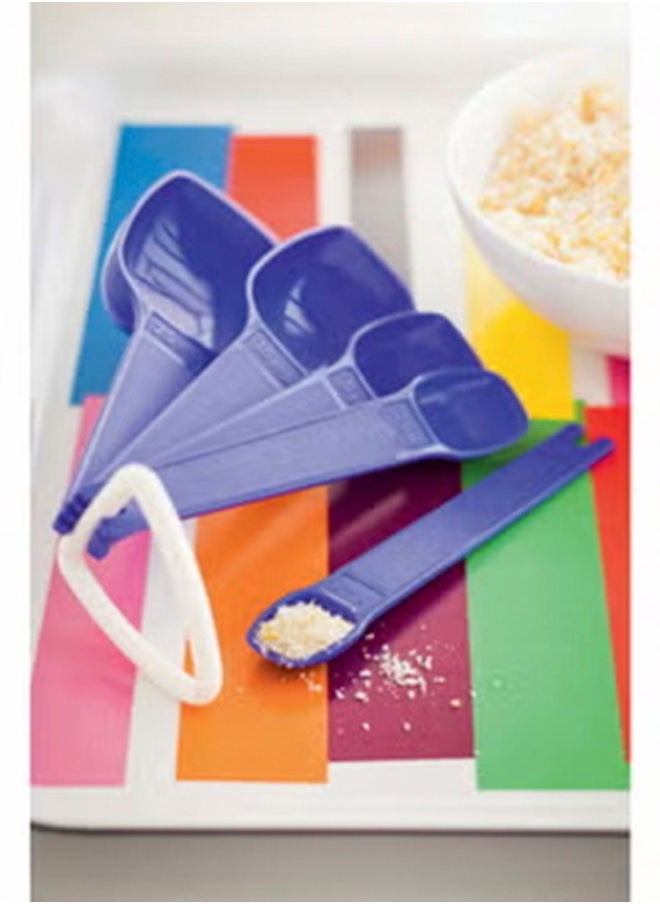Tupperware - Measuring Spoon Set-Blue - Image 1
