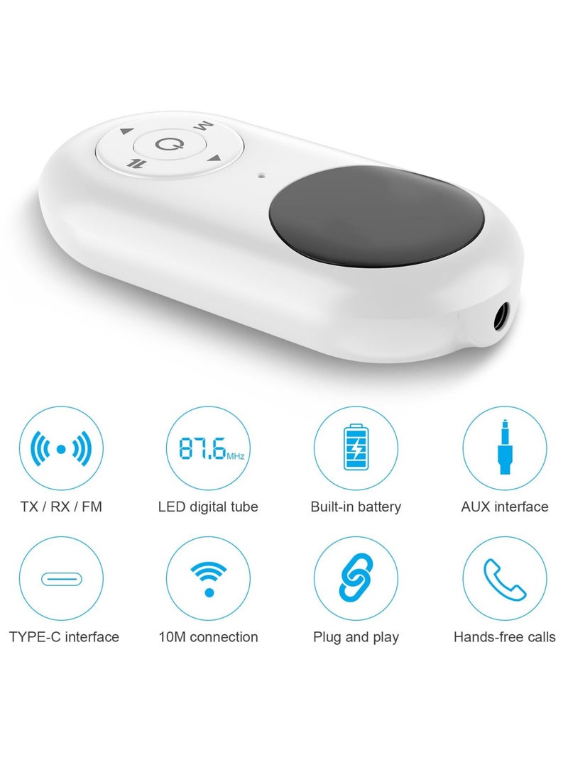 Dual Link Bluetooth Adapter for TV/PC with AptX Low Latency - 5.3 Transmitter and Receiver - Wireless Audio Adapter for Home Sound System/Car - Image 5