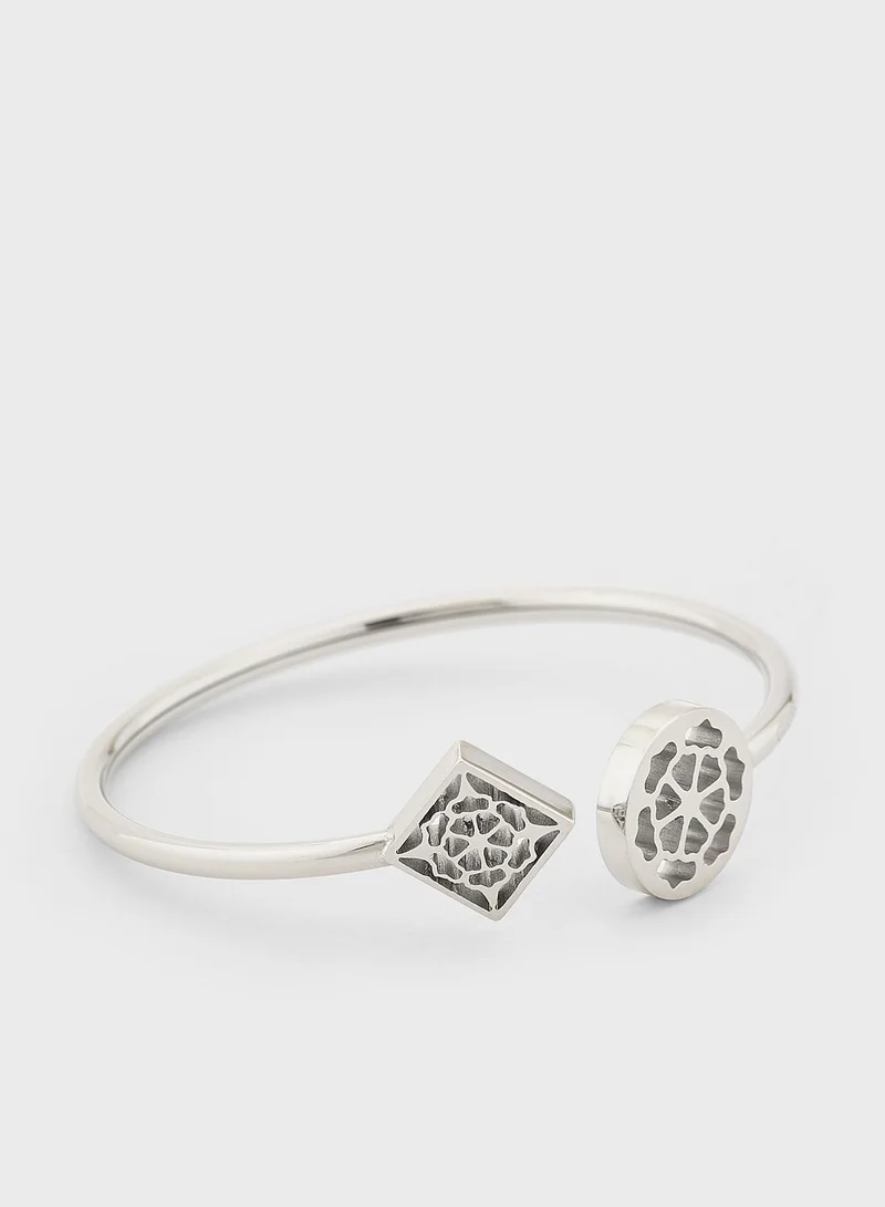GUESS Blooming Peony Bangle Bracelet