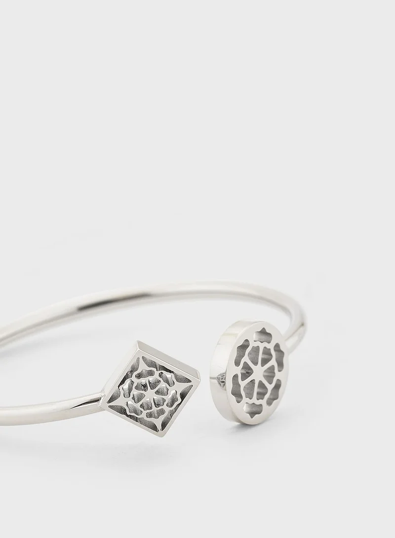 GUESS Blooming Peony Bangle Bracelet