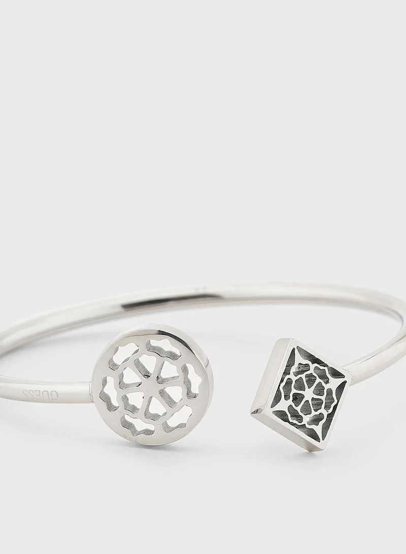 GUESS Blooming Peony Bangle Bracelet