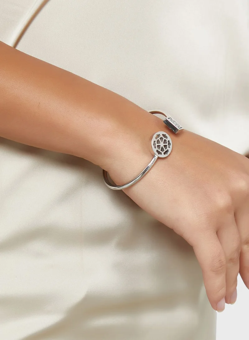 GUESS Blooming Peony Bangle Bracelet
