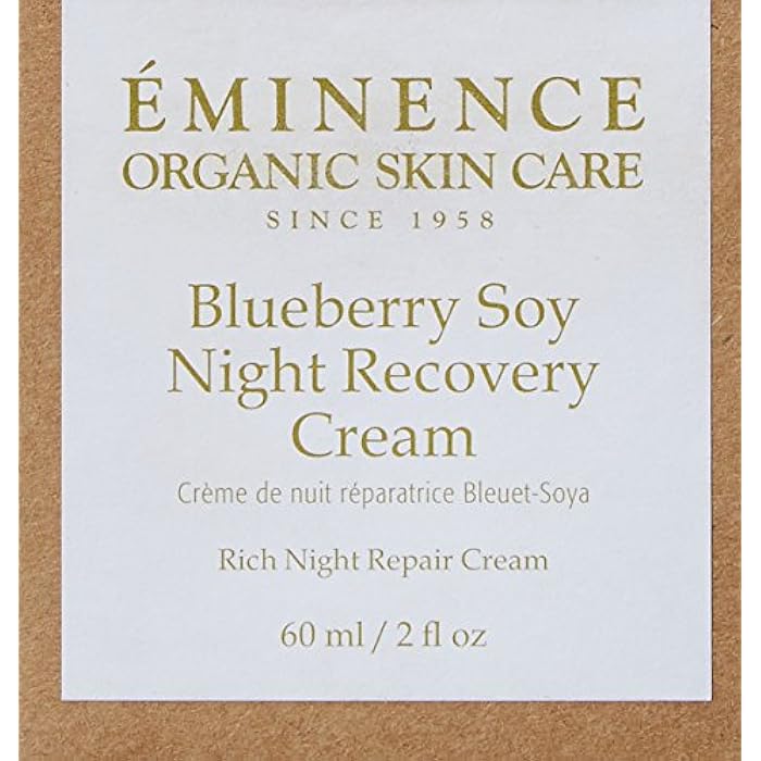 Eminence Blueberry Soy Night Recovery Cream for Unisex - 2 oz Cream - Image 2