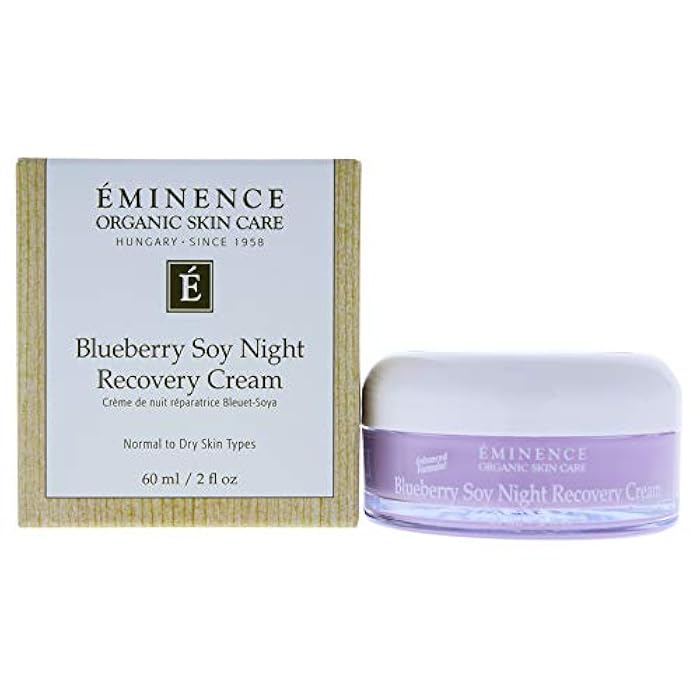 Eminence Blueberry Soy Night Recovery Cream for Unisex - 2 oz Cream - Image 1