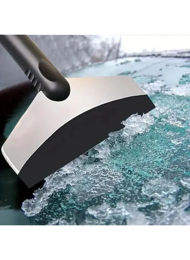 Sturdy Durable Stainless Steel Car Windshield Ice Scraper With Ergonomic Handle Winter Snow Removal Tool - Image 2