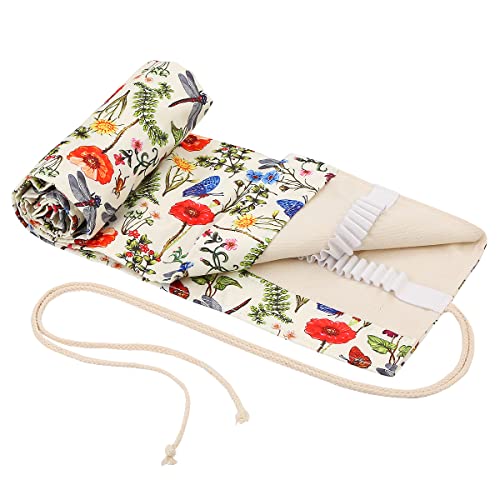 Lbxgap 168 Slot Pencil Roll Wrap Up Pencil Pouches Holder，Travel Drawing Coloring Pencil Roll Organizer for Watercolor Pens or Markers, Pencil Case Organizer for Artist - Image 3