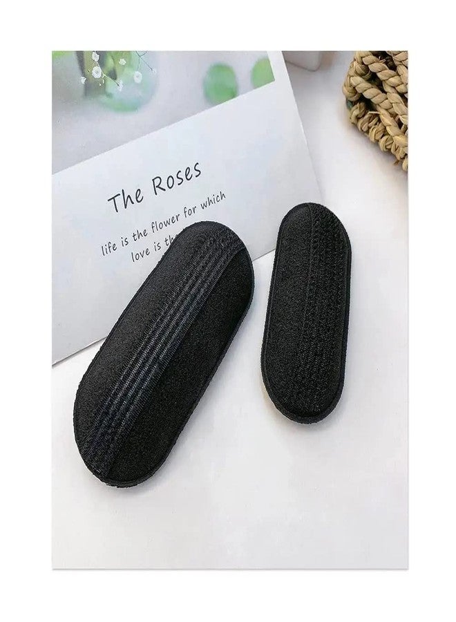VSAKSH 3 Pairs Black Sponge Volume Bump Inserts Bump It Up Hair Clip Insert Hair Styling Tool Bun Maker Hair Accessories For Girls/Women - Image 2