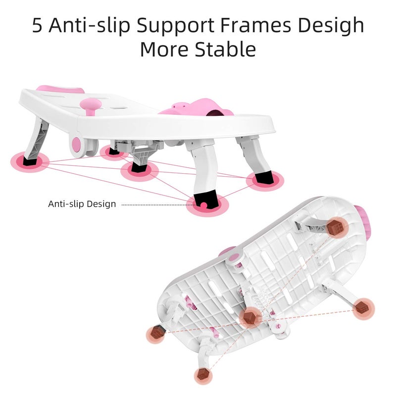 Fedicelly Toddler Shampoo Chair Bather Girls, Kids Hair Washing Bath Seat, Children Head Hair Rinser Salon Chair(Pink) - Image 4