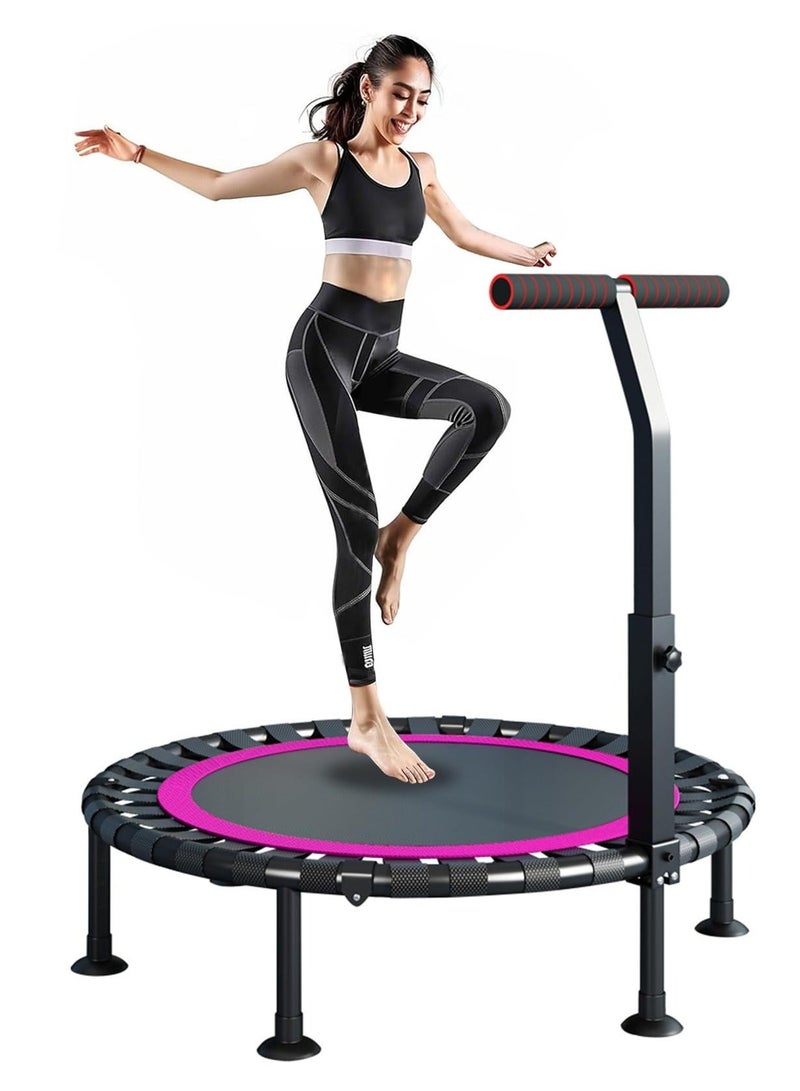والالا ترامبولين 40 بوصة، مقبض إسفنجي قابل للتعديل على شكل حرف T، مستقر وهادئ لممارسة التمارين الرياضية، ترامبولين تمرين داخلي لتمارين الجسم واللياقة البدنية، للبالغين والأطفال - Image 1