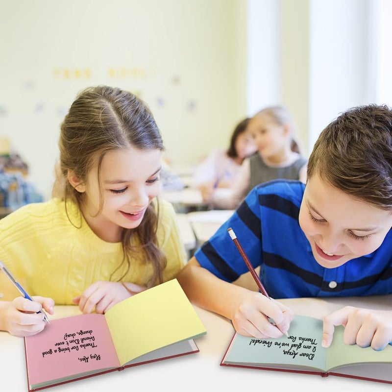 آرت كريتيفيتي مجموعة كتب توقيع ArtCreativity للأطفال مجموعة من 4 كتيبات توقيع مع صفحات ملونة مفصولة الحفلات عيد ميلاد الحفلات وجوائز القرطاسية للأطفال جمع التواقيع والذكريات بأناقة - Image 5